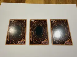 Yugioh Red-Eyes Darkness Dragon Playset (3x) ABPF-ENSE2 Super Rare Holo - Image 5