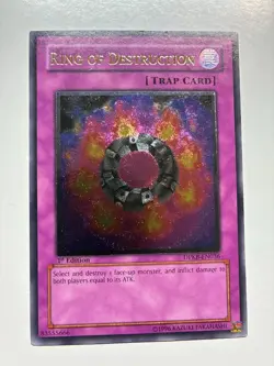 USA Seller Yugioh Ring of Destruction DPKB-EN036 Ultimate Rare 1st Editon LP - Image 1