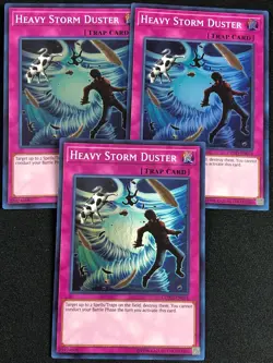 YUGIOH HEAVY STORM DUSTER COTD-EN076 SUPER X3 NM - Image 1