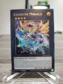 Exosister Mikailis MP23-EN256 | 1st Edition Mint Prismatic Secret Rare Yugioh Nm - Image 1