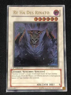 YUGIOH REVIVED HA DES CSOC-IT044 1ST ULTIMATE LP ITALIAN - Image 1