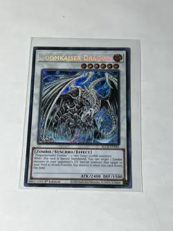 Yu-Gi-Oh! TCG DoomKaiser Dragon BLCR-EN081 Secret Rare 1st Edition Mint - Image 1