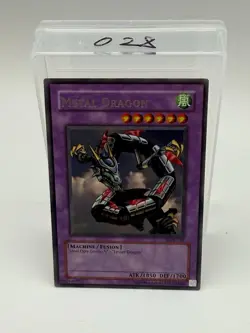 Metal Dragon LOB-102 Yugioh TCG Rare Unlimited Edition - NM Vintage - Image 1