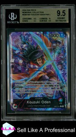 KOUZUKI ODEN PAR L 2024 ONE PIECE MEMORIAL COLLECTION EB01001 BGS 9.5 - Image 1