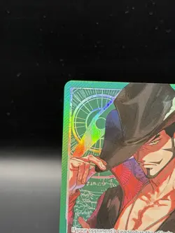 ONE PIECE The Azure Sea's Seven DRACULE MIHAWK LEADER ALT ART OP14-020 ENGLISH - Image 2
