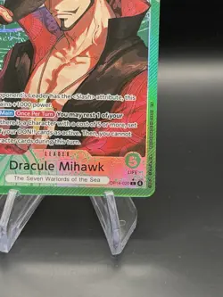 ONE PIECE The Azure Sea's Seven DRACULE MIHAWK LEADER ALT ART OP14-020 ENGLISH - Image 5