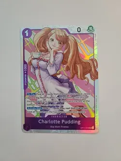 Charlotte Pudding SR OP11-070 One Piece TCG English In Hand - Image 1