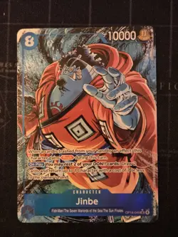 Jinbe (Alt Art) OP14-049 SR ENG The Azure's Sea's Seven One Piece TCG - Image 1