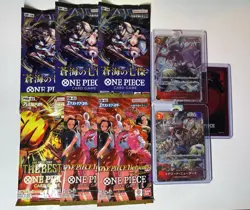 One Piece TCG Japanese Bundle - 6 Packs + 2 SR Edward Newgate (OP14/EB03/PRB02) - Image 1