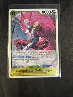 Donquixote Doflamingo OP12-107 English R Legacy of the Master One Piece CCG - Image 1