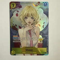 Stussy OP13-110 SR Alternative Art Carrying On His Will One Piece TCG - Image 1