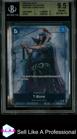 T-BONE PAR R 2024 ONE PIECE MEMORIAL COLLECTION EB01049 BGS 9.5 - Image 1
