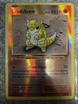 Sandshrew 54/108 Reverse Holo Common XY Evolutions Pokemon TCG Near Mint - Image 1