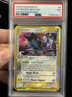 Pokemon Gyarados 2006 EX Holon Phantoms Reverse Holo #8 PSA 7 Mint 🔥New Cert🔥 - Image 1