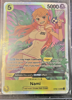 Nami SR Two Legends OP08-106 NM - Foil - Image 1