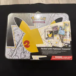 Pokemon Celebrations 25th Anniversary Collectors Chest Lunch Box Tin Sealed - Image 1
