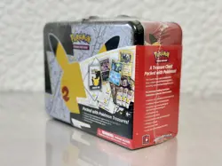 POKEMON CELEBRATIONS 25TH ANNIVERSARY COLLECTORS CHEST LUNCH BOX TIN NEW SEALED - Image 2