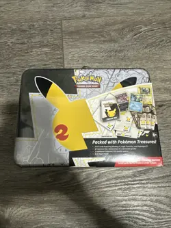 Pokemon Celebrations 25th Anniversary Collectors Chest Lunch Box Tin Sealed - Image 1