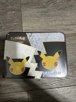 Pokemon Celebrations 25th Anniversary Collectors Chest Lunch Box Tin Sealed - Image 2