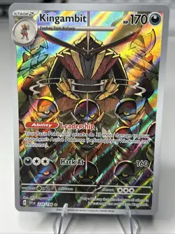 Pokemon TCG Kingambit 220/198 Scarlet & Violet NM/Mint Condition - Image 1