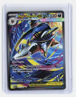 Mega Sharpedo ex Holo Pokemon Phantasma #127/094 Special Illustration Rare SIR - Image 1