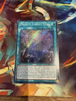 YUGIOH Card Primite Lordly Lode BLMM-EN172 Secret Rare 1st Edition - Near Mint - Image 1