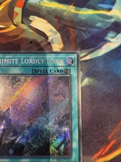 YUGIOH Card Primite Lordly Lode BLMM-EN172 Secret Rare 1st Edition - Near Mint - Image 3