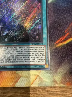YUGIOH Card Primite Lordly Lode BLMM-EN172 Secret Rare 1st Edition - Near Mint - Image 4