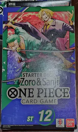 One Piece Card Game Zoro and Sanji Starter Deck ST-12 Sealed - Image 1