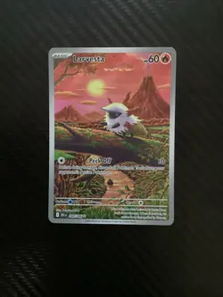 Larvesta 099/086 SV: Black Bolt Illustration Rare Holo Pokemon TCG Card NM - Image 1