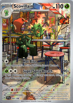 Scovillain 202/198 Illustration Rare Pokemon Card Scarlet & Violet Base Set - NM - Image 1