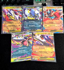 Pokemon TCG Mega Evolution set of 5 ex cards fresh out of the pack - Portuguese - Image 1