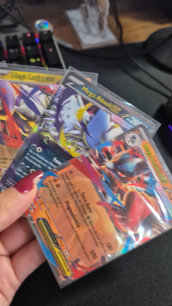 Pokemon TCG Mega Evolution set of 5 ex cards fresh out of the pack - Portuguese - Image 2