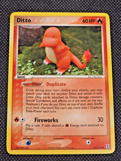 Pokemon TCG Ditto Charmander Card 61/113 Delta Species 2005 - LP -- L15 - Image 1