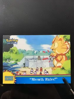 Pokemon Card - Meowth Rules! OR13 - Orange Islands - Topps - Image 1