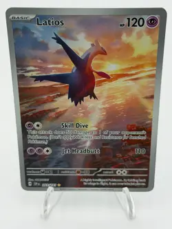 Pokemon TCG Latios Rare Holo Card 203/191 SV08 Surging Sparks Illustration NM - Image 1