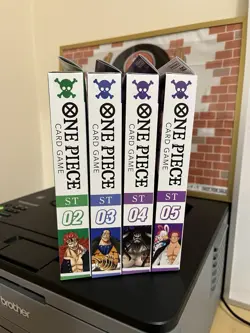 One Piece Card Game English Starter Decks Bundle St 2 to St 5. (all Sealed 4ST) - Image 1