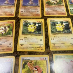 Vintage Bulk Base Cards Pokemon Card Pokemon 117 Cards Near Mint - Image 2