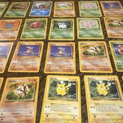 Vintage Bulk Base Cards Pokemon Card Pokemon 117 Cards Near Mint - Image 3