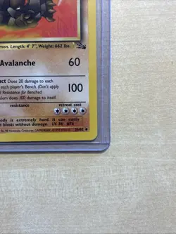 Pokemon TCG Fossil Golem 1st Edition Uncommon Card 36/62 - Image 2