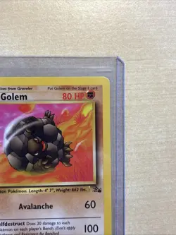 Pokemon TCG Fossil Golem 1st Edition Uncommon Card 36/62 - Image 5