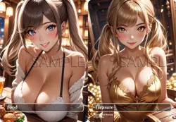 2-Sided Food / Treasure Token Card - Fanart Borderless - EDH / Playtest - Image 1