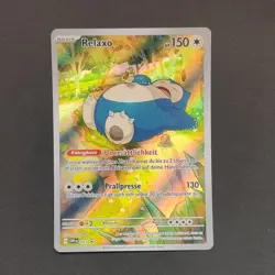 Pokemon TCG Karte - Relaxo 051 Black Star Promo Fullart Deutsch - Image 2