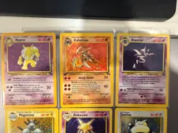 Pokemon TCG Vintage 8 Card Lot Holos 1st Edition Fossil, Jungle, Base Set - Image 2