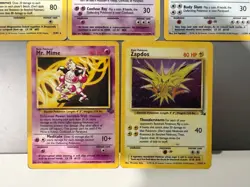 Pokemon TCG Vintage 8 Card Lot Holos 1st Edition Fossil, Jungle, Base Set - Image 4