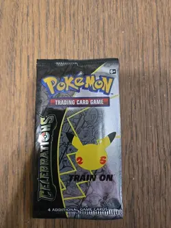 Pokemon Celebrations Booster Pack 4 Cards Pack NEW SEALED Official TCG - Image 1