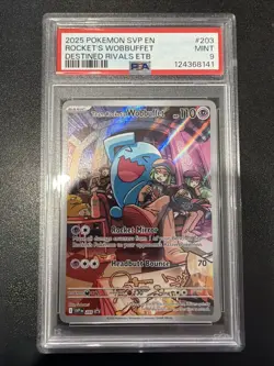 Team Rocket's Wobbuffet 203 Sv: Scarlet & Violet Promo Cards Holo - Image 1