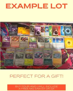Pokemon 50 Card Lot - Guaranteed Vintage + Holos & V - Great Variety - Image 2