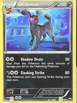 Pokemon Card TCG Umbreon 60/108 Dark Explorers 2012 Non Holo Uncommon - Image 5