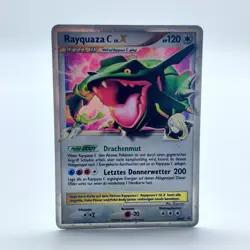 Pokemon TCG Karte - Rayquaza C LV.X, DE DP47 Black Star Promo - Deutsch - Image 1